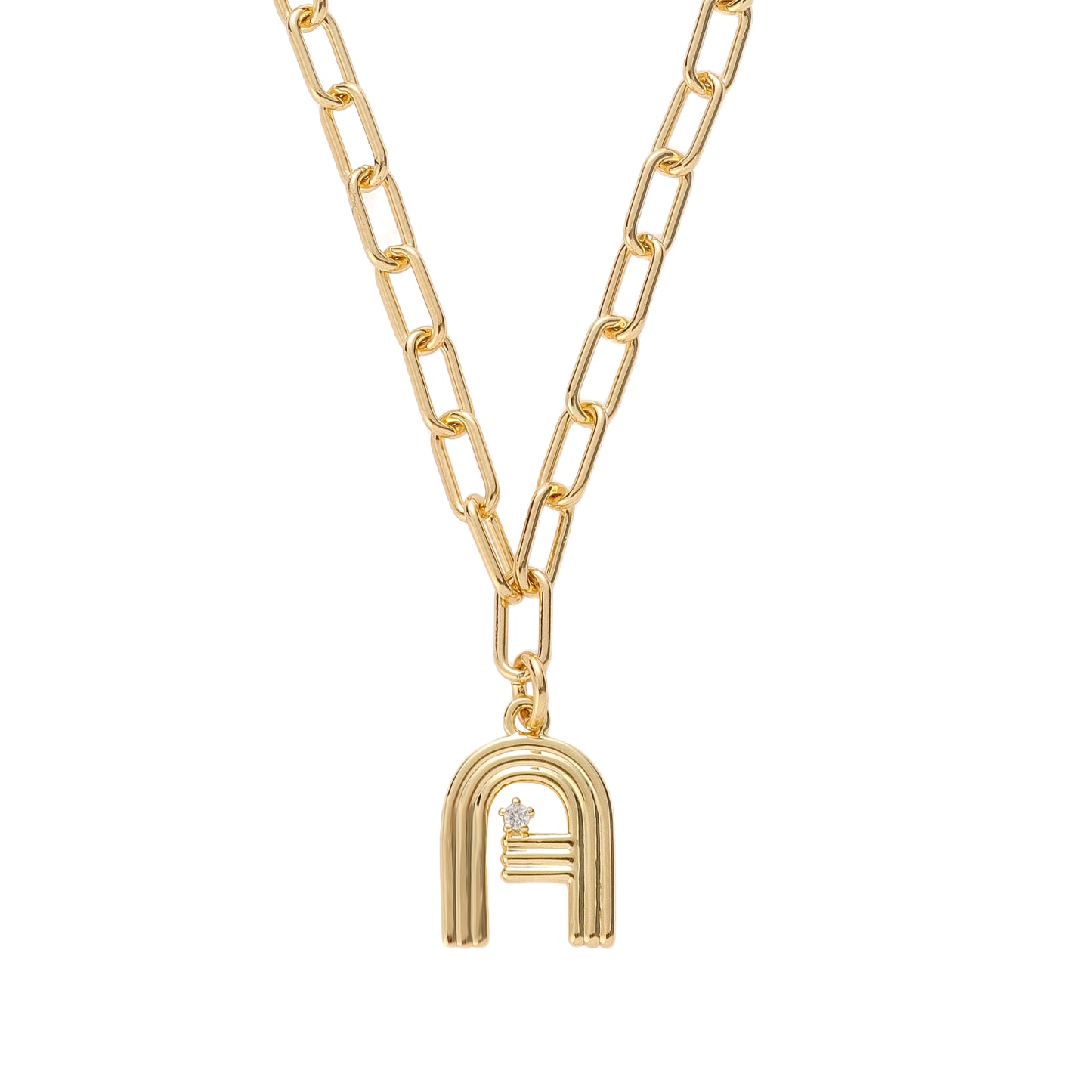 Deco Initial Necklace