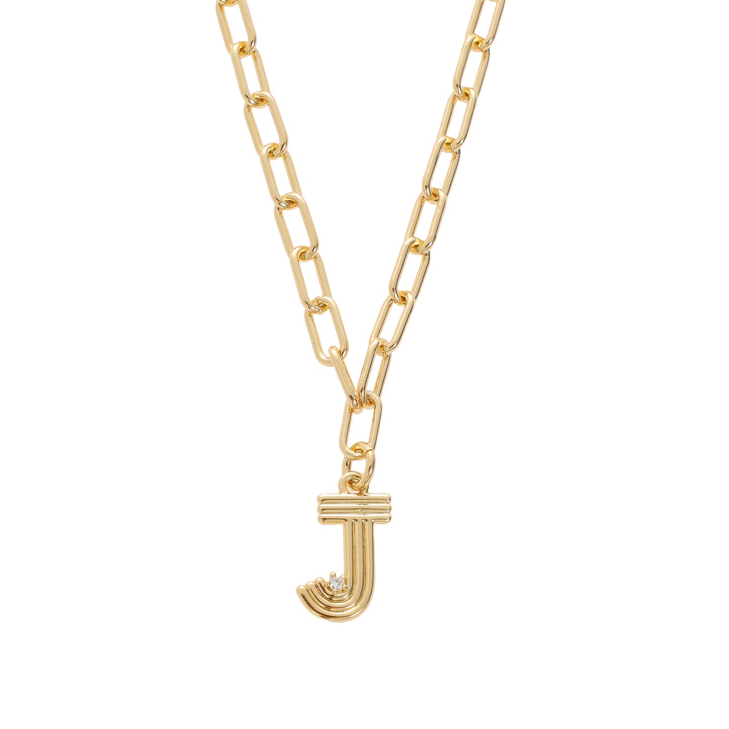 Deco Initial Necklace