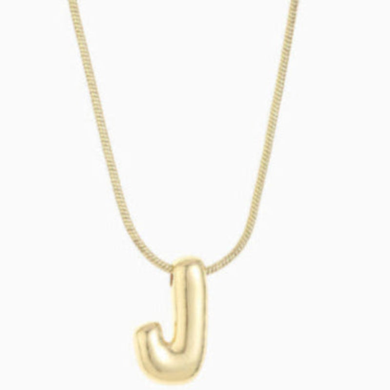 Large Balloon Initial Necklace