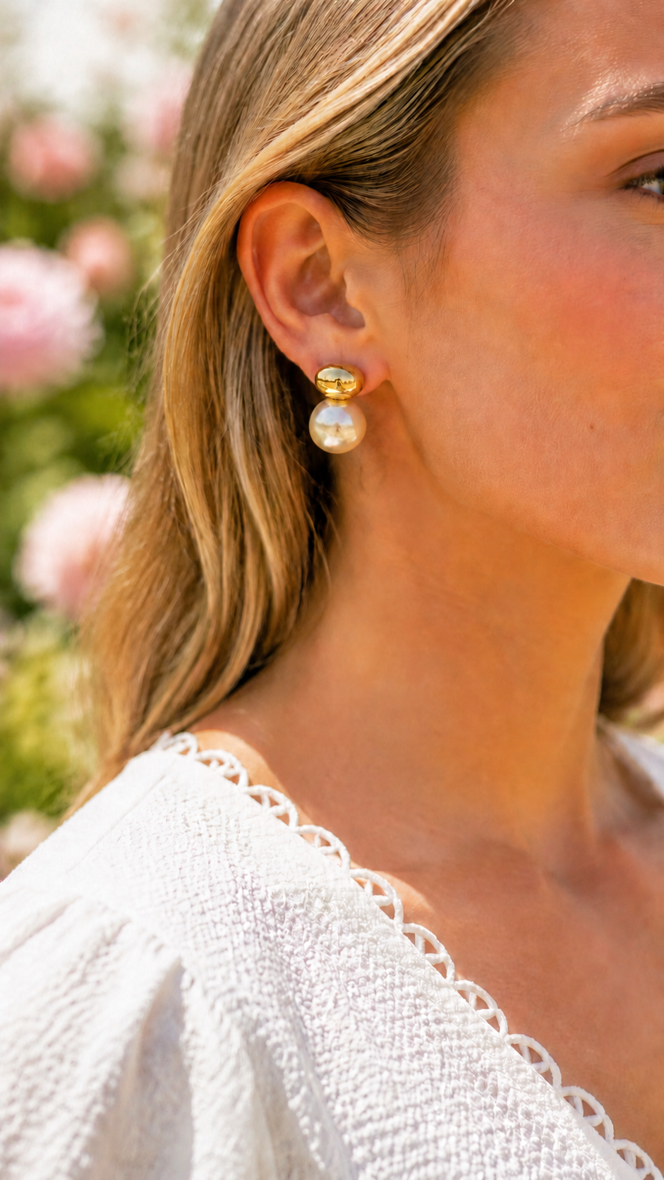 Belle Pearl Drop Earrings