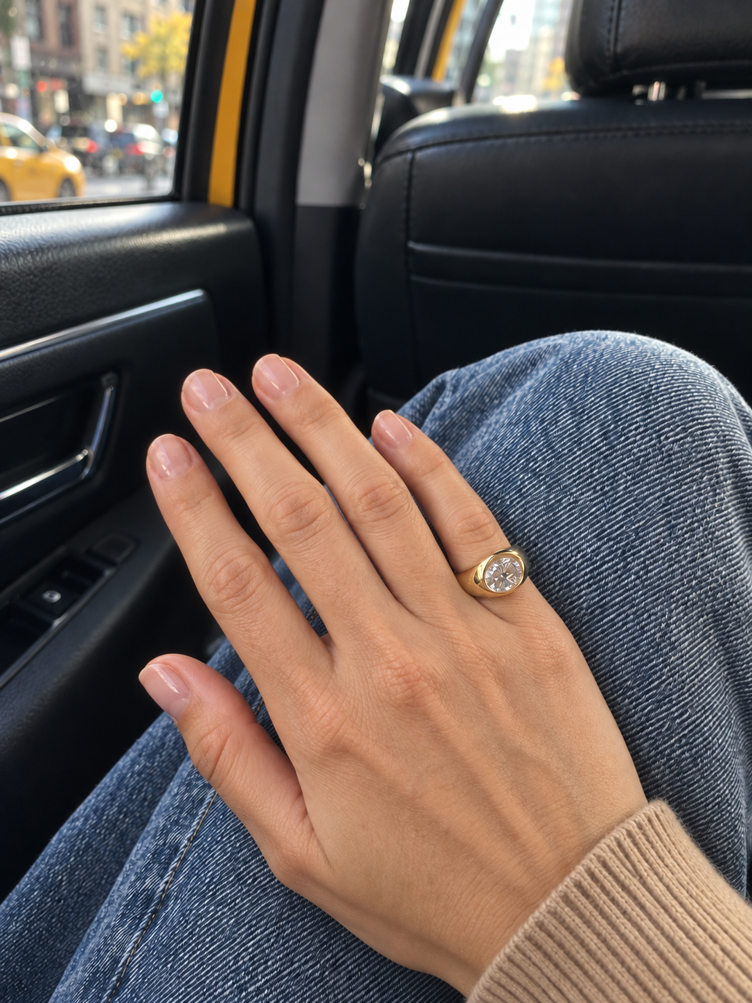 Halo Signet Ring