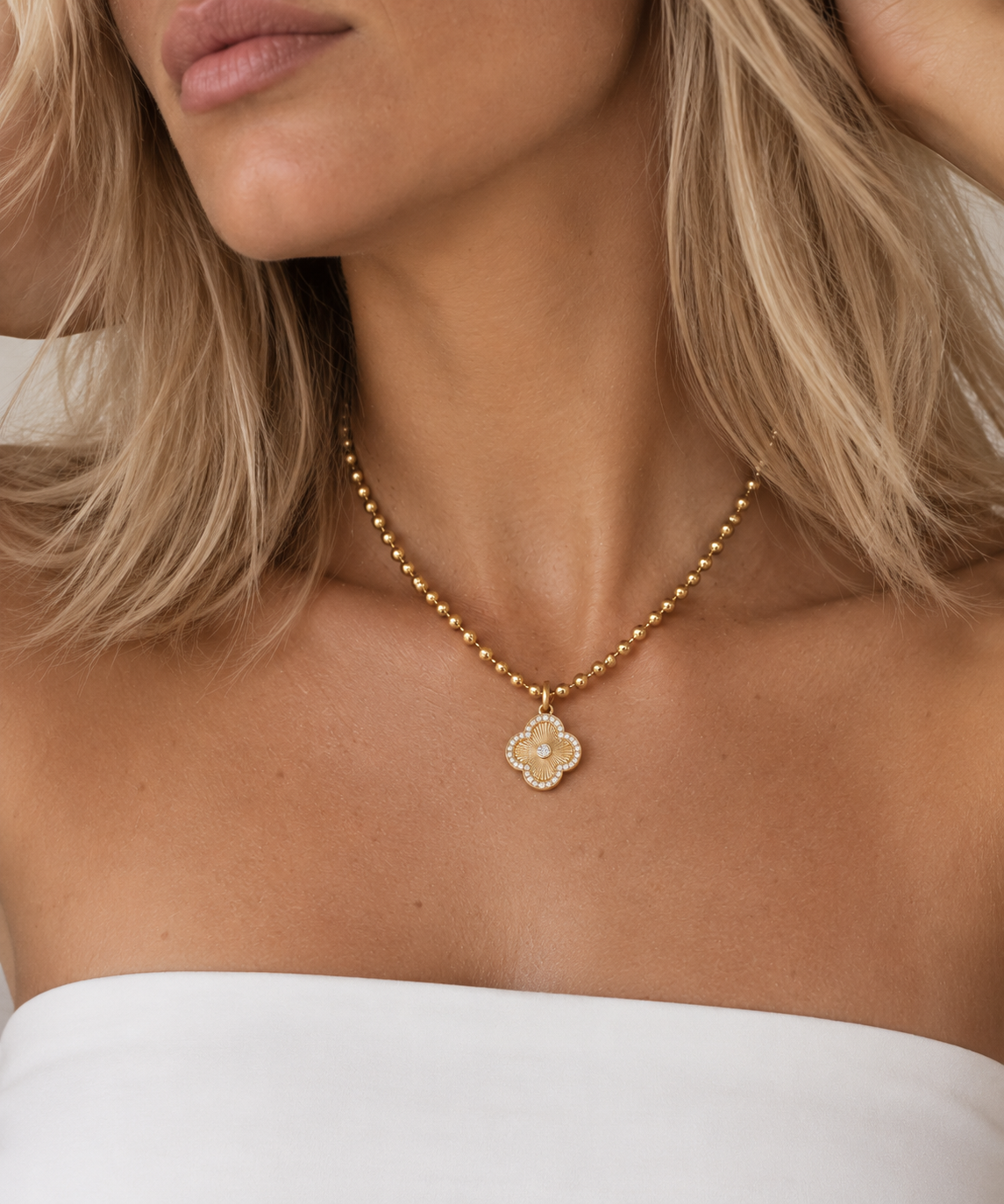 Radiant Clover Necklace