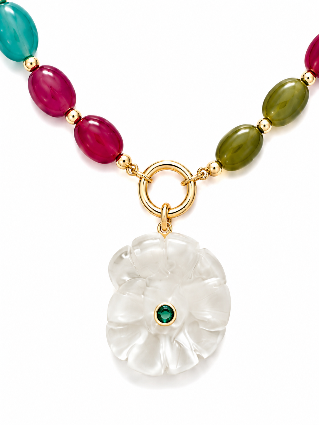Shell Convertible Beaded Necklace