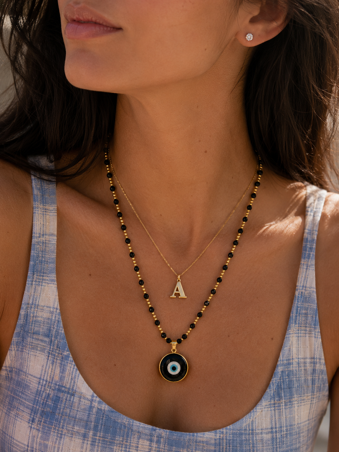 Riviera Evil Eye Necklace