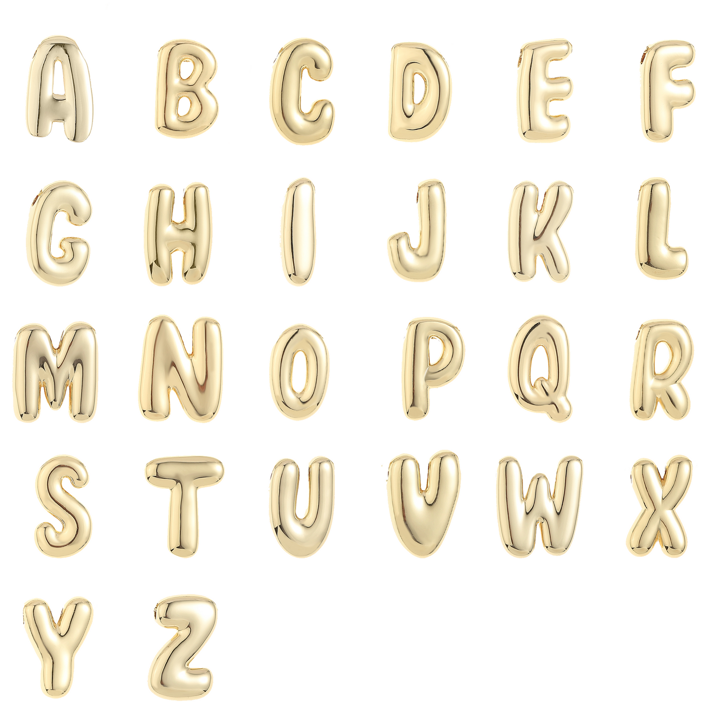 Large Balloon Initial Necklace