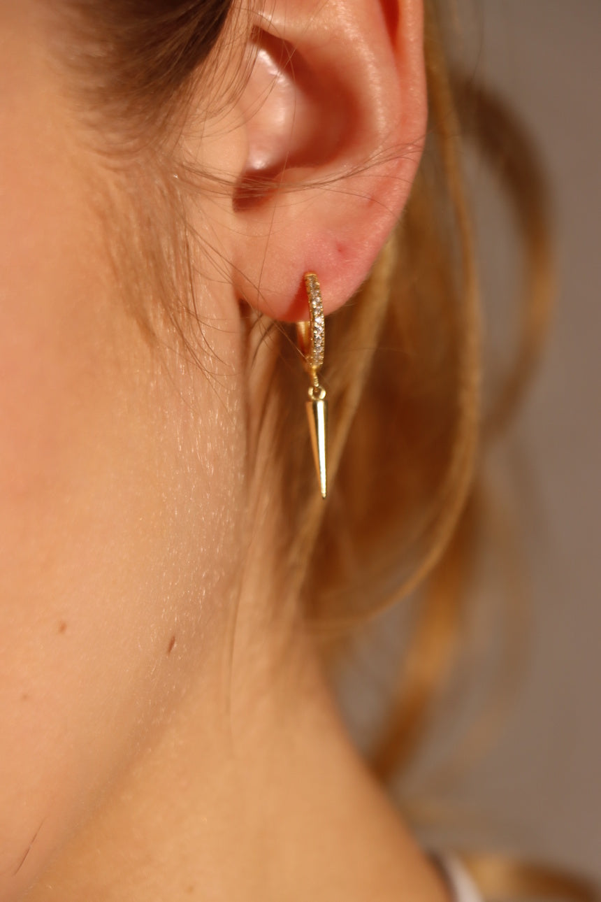 The Vesper Spike Hoops
