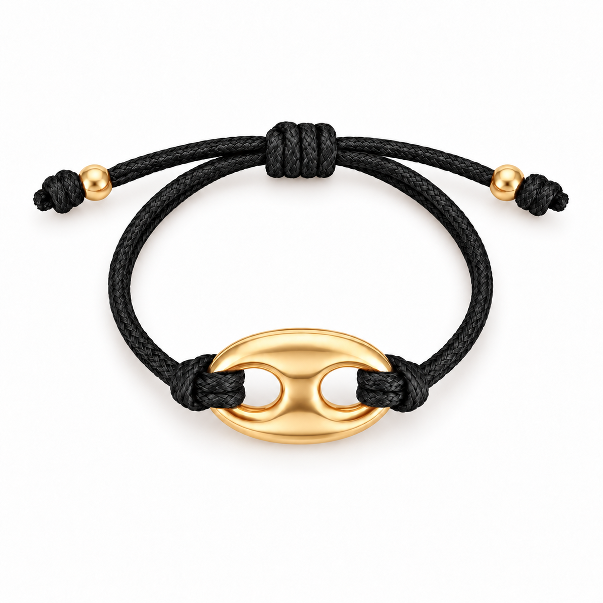 Marina Black Rope Bracelet