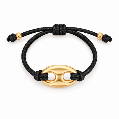 Marina Black Rope Bracelet