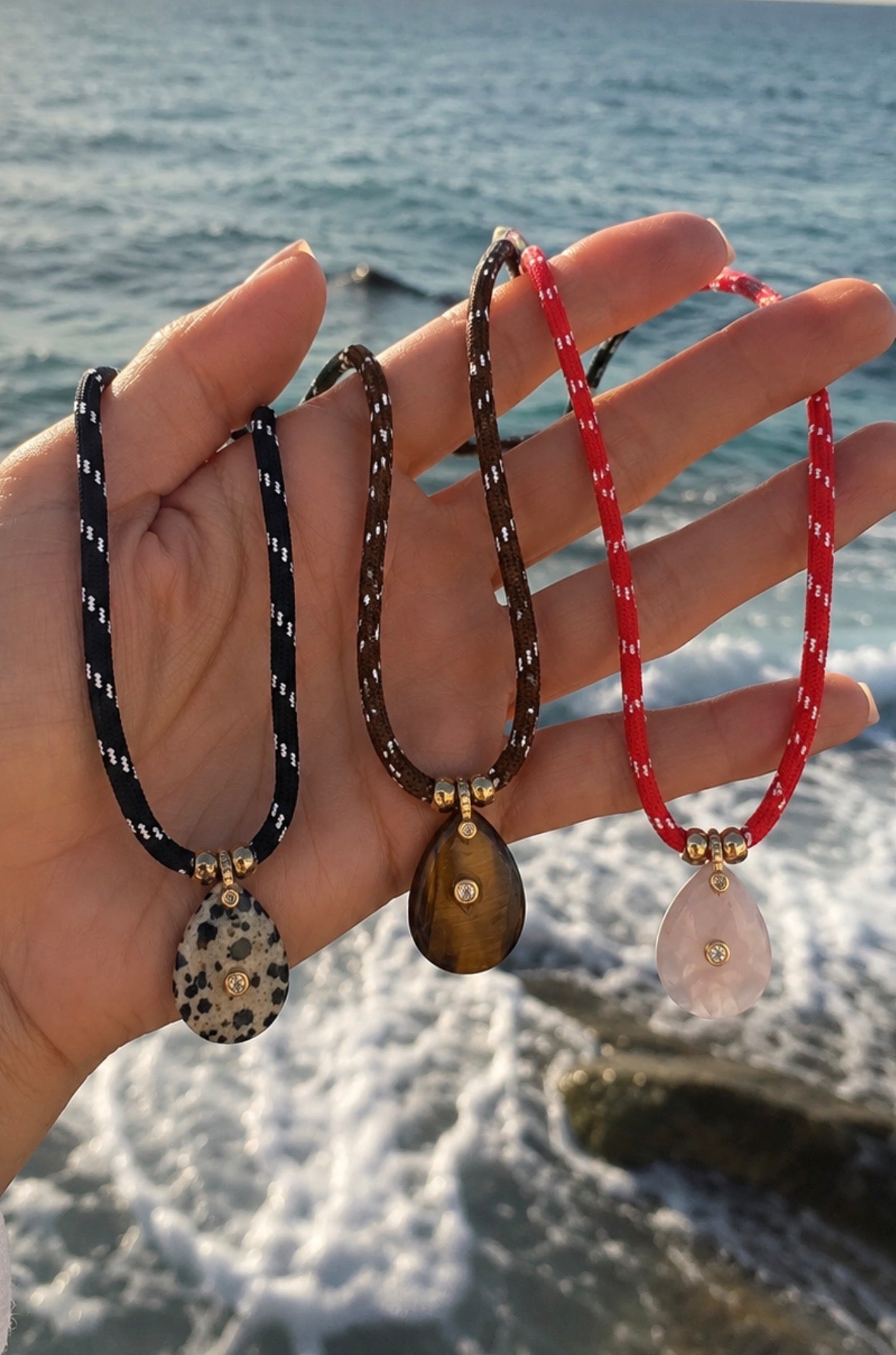 Pear Paracord Necklace