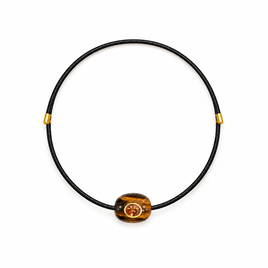 Black Solara Magnetic Cord Necklace