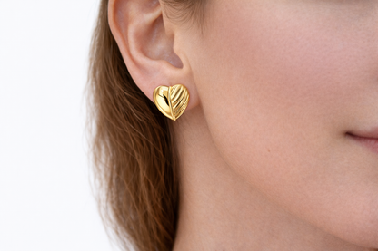 Radiant Heart Oversized Studs