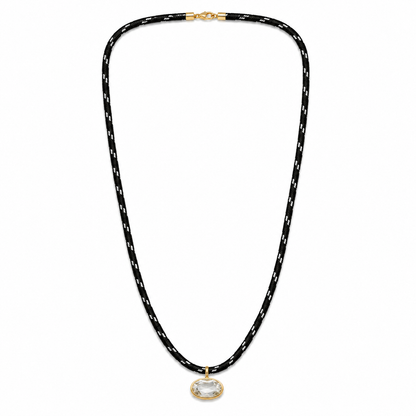 Oval Cord Necklace
