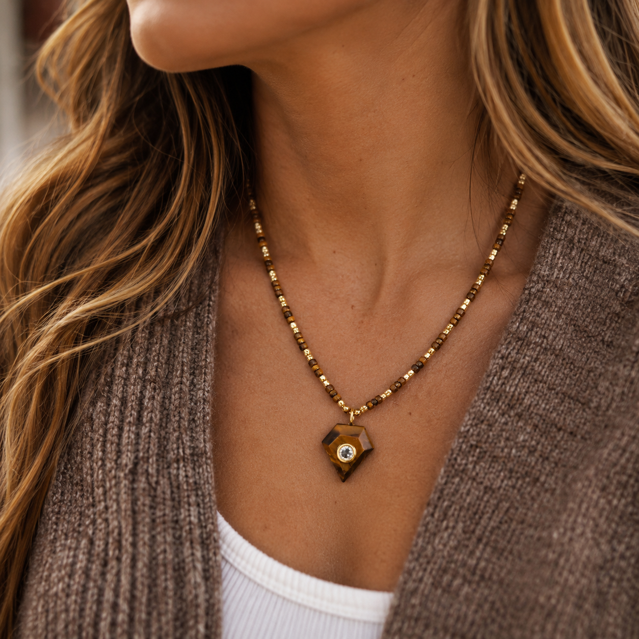 Prism Pendant Necklace