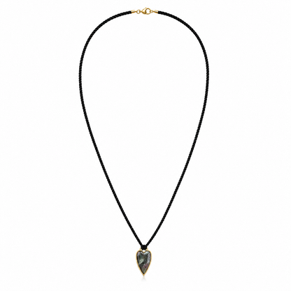 Eclipse Heart Cord Necklace