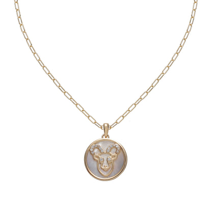 Zodiac Medallion Pendant