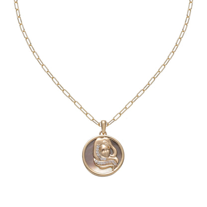 Zodiac Medallion Pendant