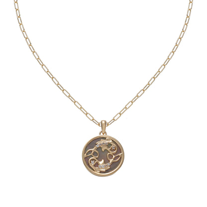 Zodiac Medallion Pendant