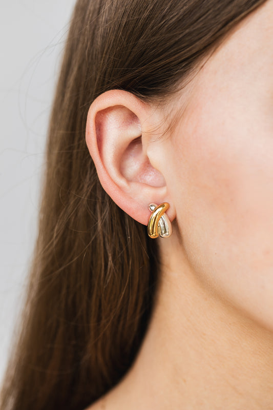 Cross My Heart Studs