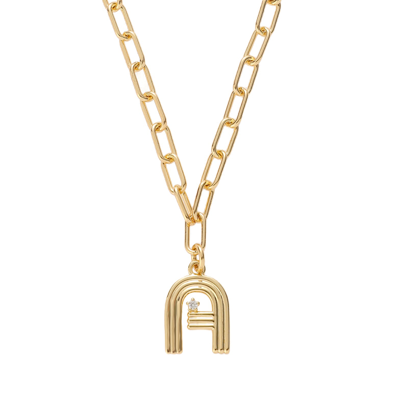 Deco Initial Necklace