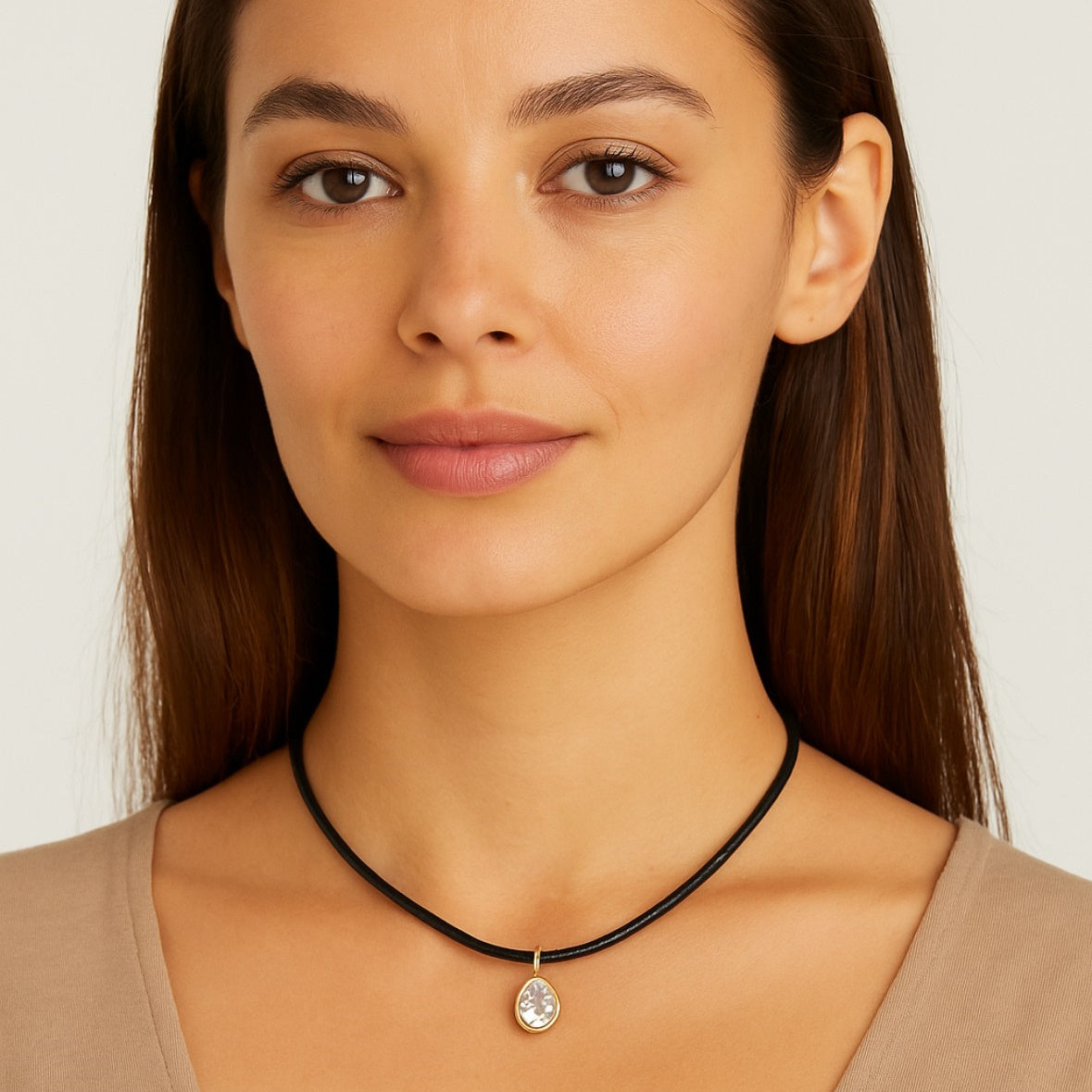 Vintage Pear Drop Necklace