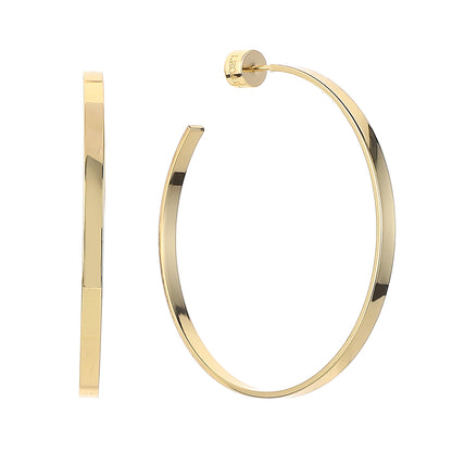 Flat Hoop Earrings