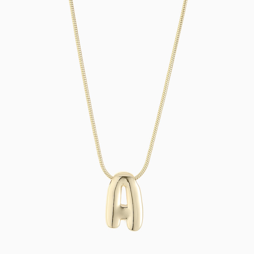 Balloon Initial Necklace