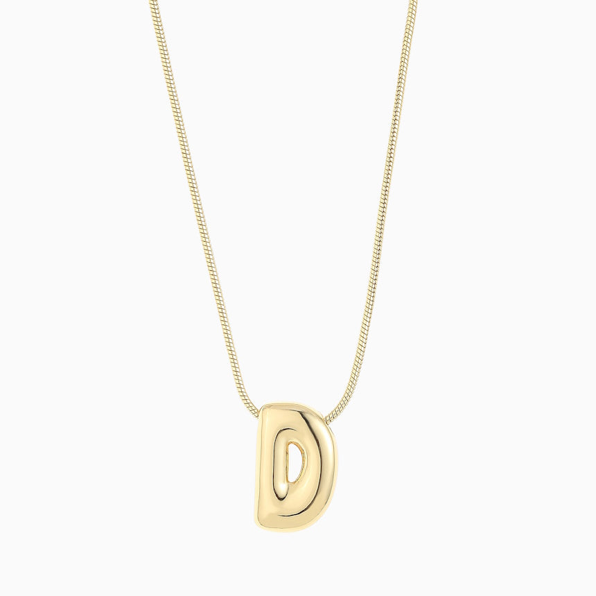 Balloon Initial Necklace