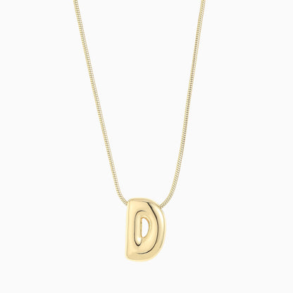 Balloon Initial Necklace