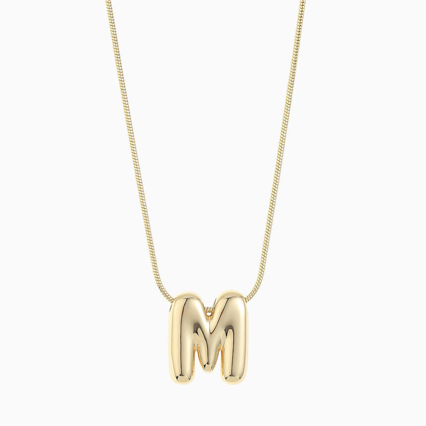 Balloon Initial Necklace