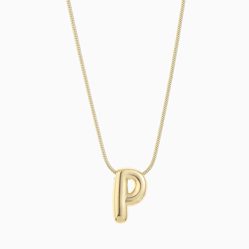 Balloon Initial Necklace