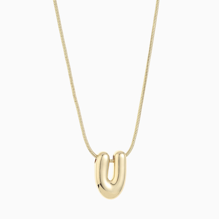 Balloon Initial Necklace