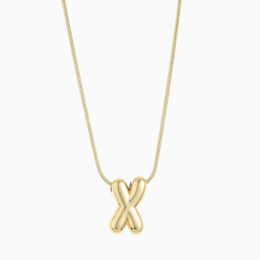 Balloon Initial Necklace