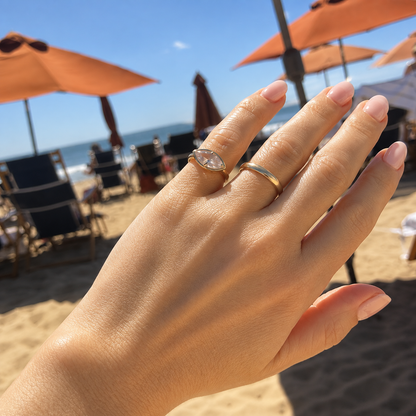Marquise Pinky Ring