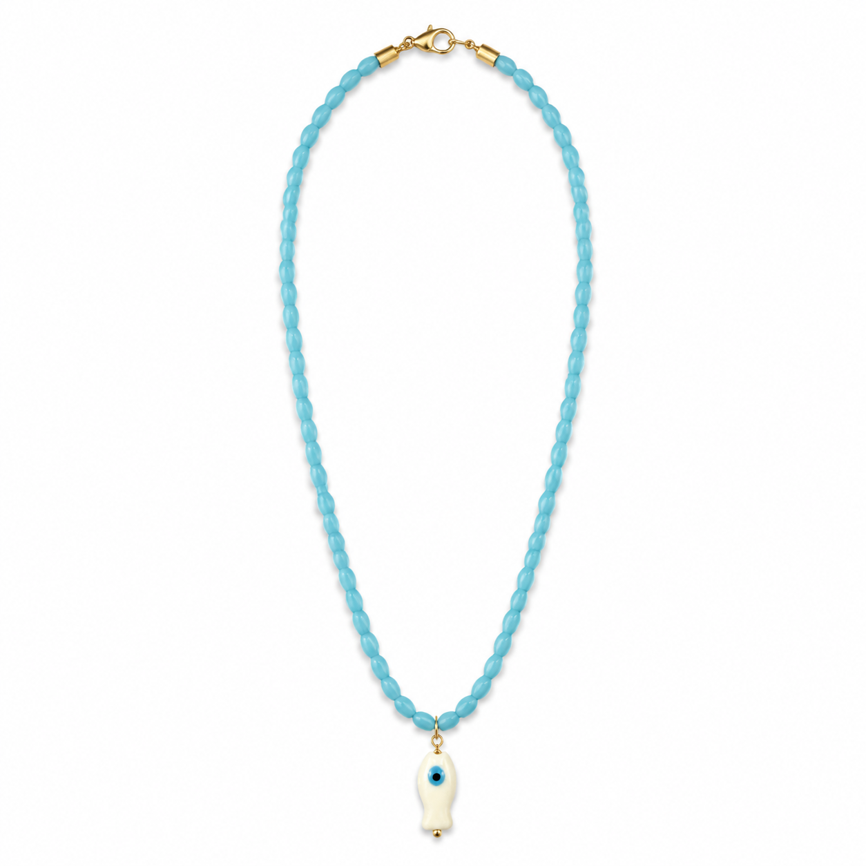 Capri Eye Fish Necklace