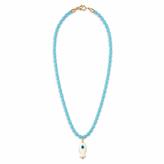 Capri Eye Fish Necklace
