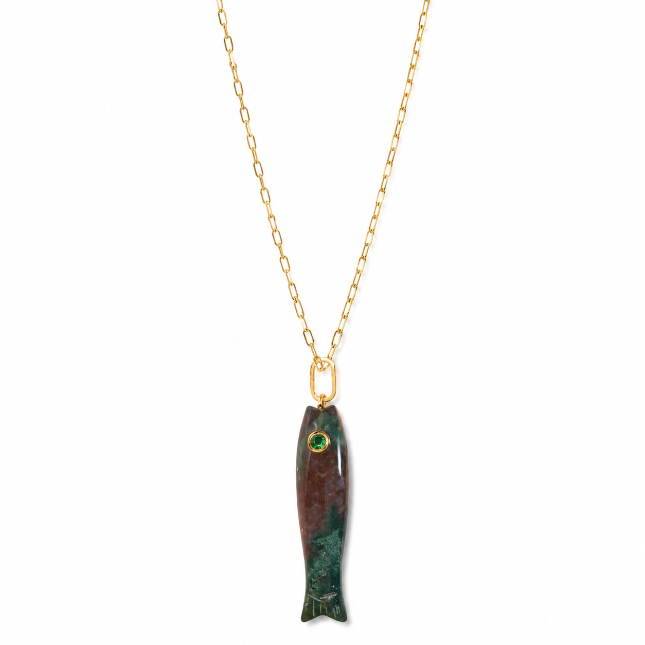 Sienna Fish Pendant Necklace