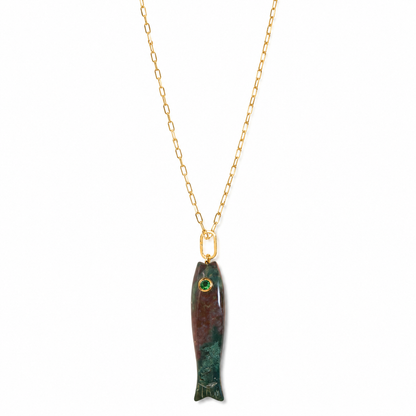 Sienna Fish Pendant Necklace