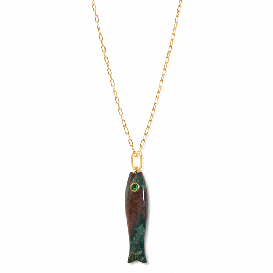 Sienna Fish Pendant Necklace