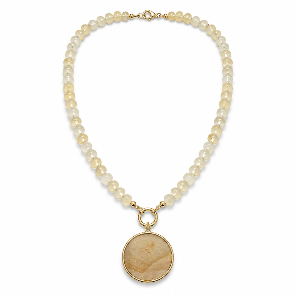 Solana Stone Pendant Necklace