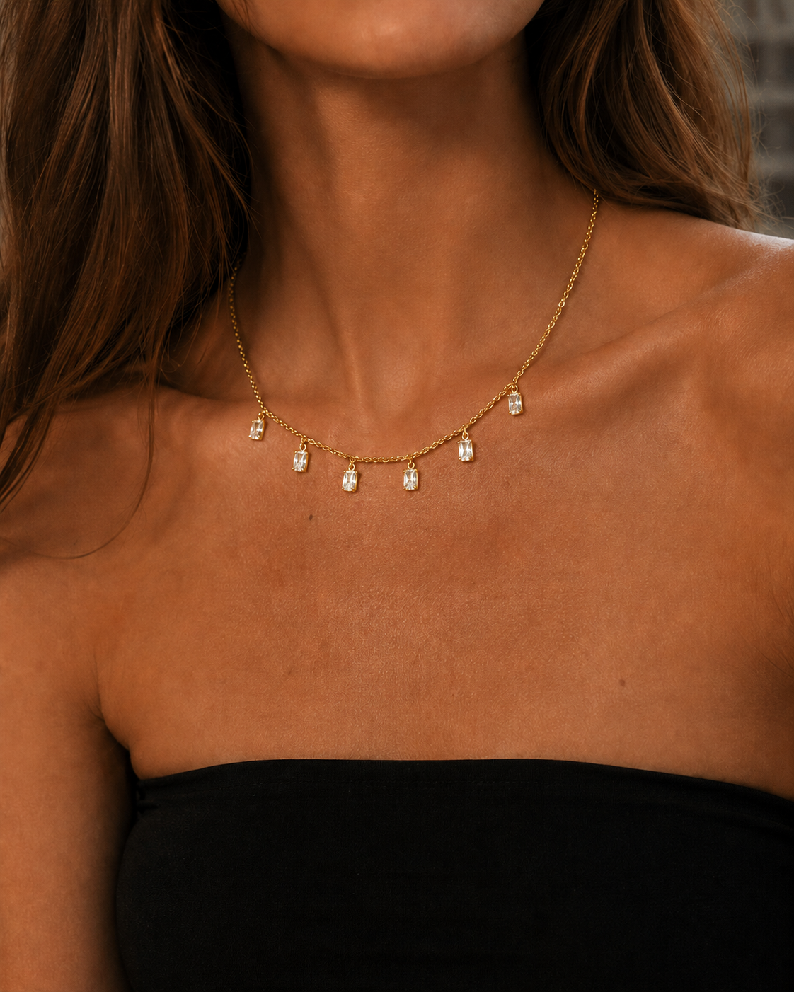 Celeste Drop Necklace