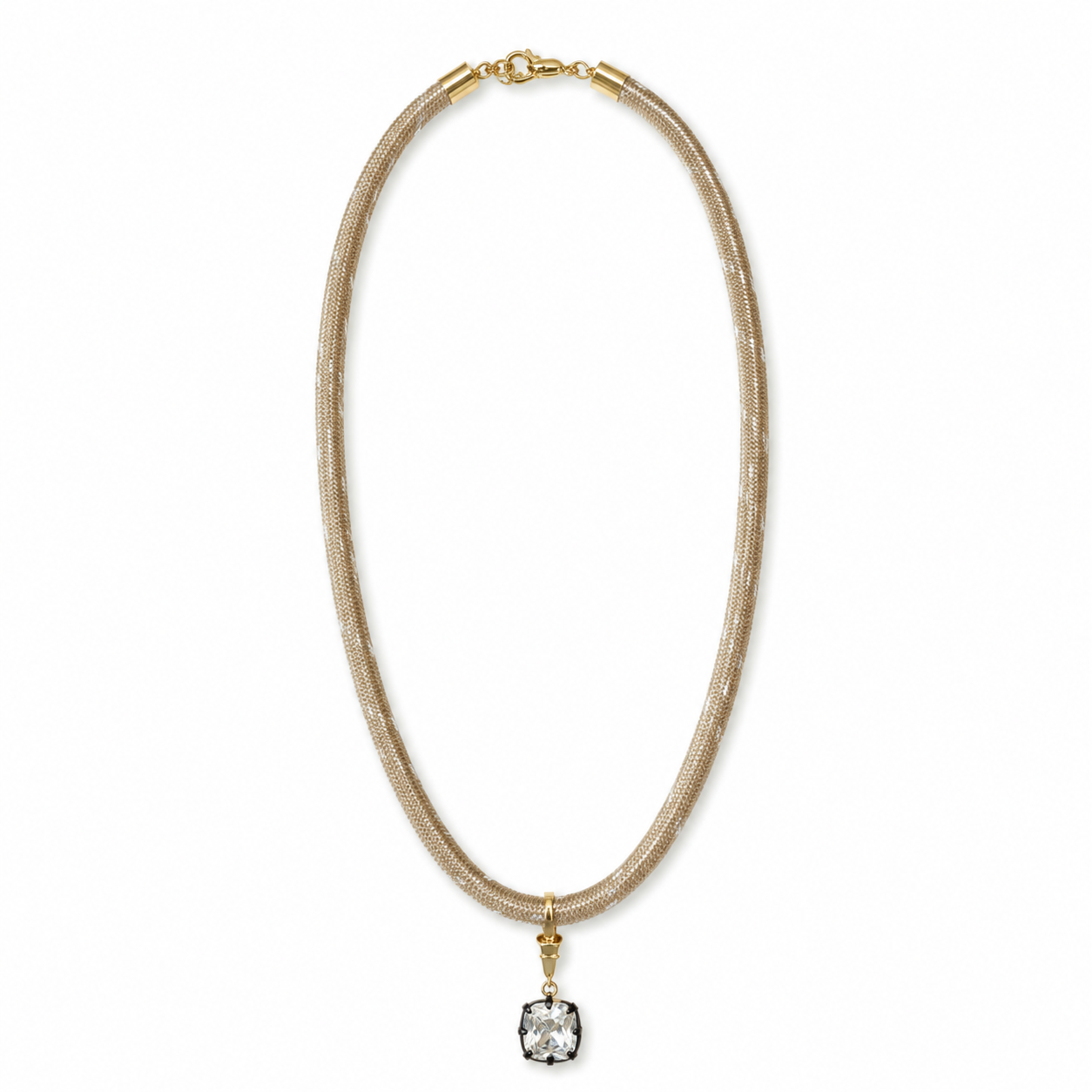 Cushion Cord Necklace