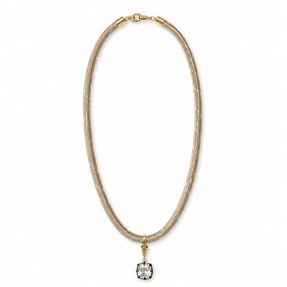 Cushion Cord Necklace