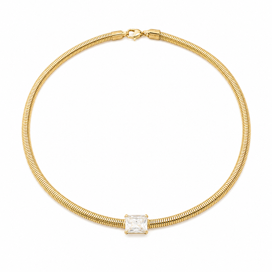 Lumi Square Collar Necklace