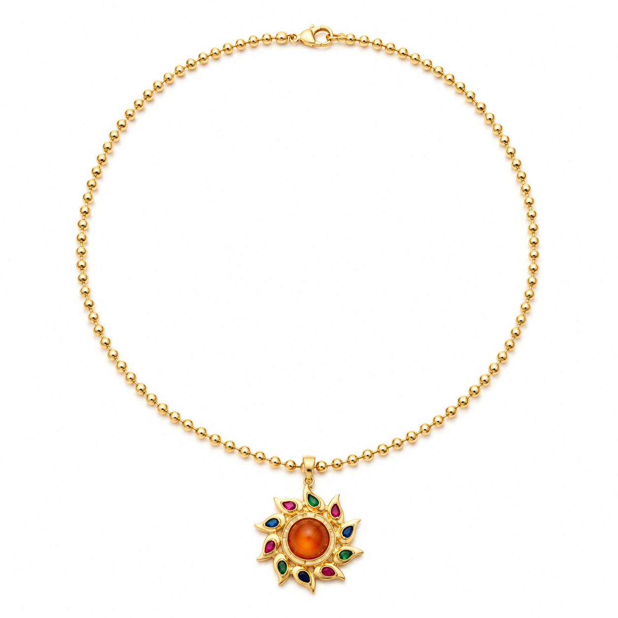 Mira Sun Pendant Necklace