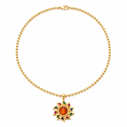 Mira Sun Pendant Necklace