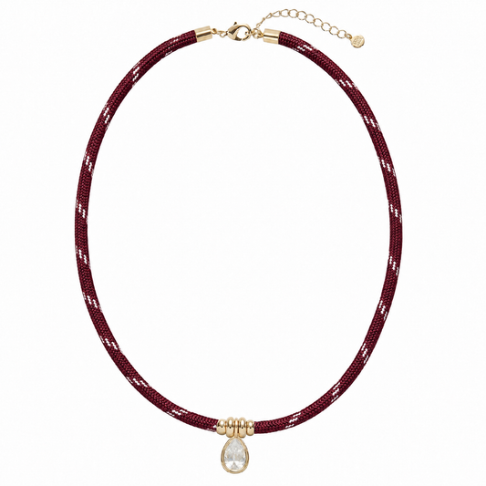 Merlot Capri Drop Necklace