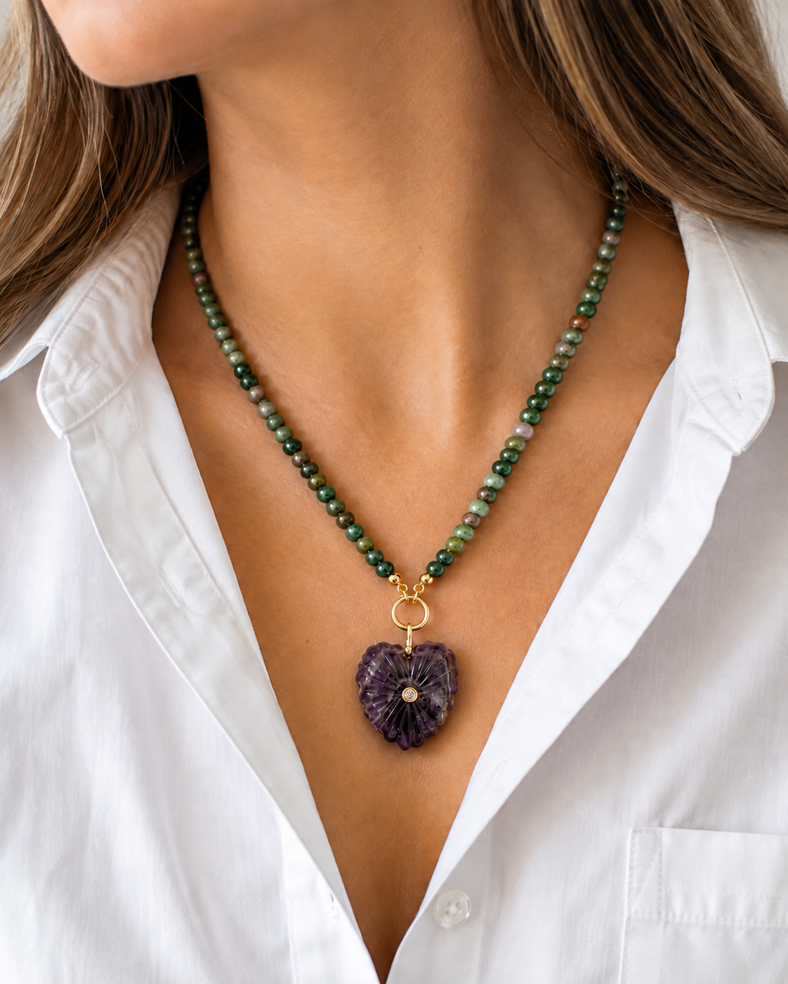 Amethyst Bloom Necklace