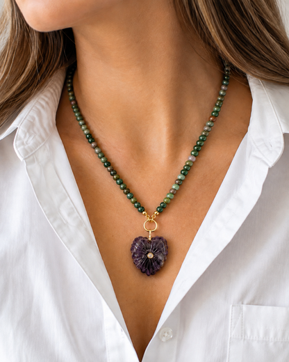 Amethyst Bloom Necklace