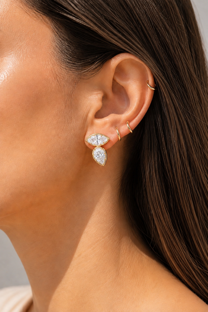 Marquise Muse Drop Earrings