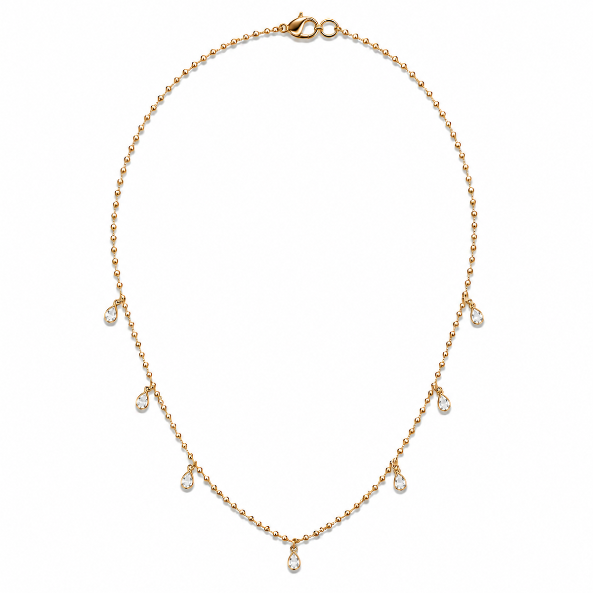 Celeste Pear Drop Necklace